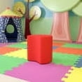 thumbnail image 1 of BizChair Soft Seating Flexible Moon for Classrooms and Common Spaces - 18" Seat Height (Red), 1 of 12