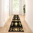 thumbnail image 1 of BizChair South West Native Area Rug Runner Design C318 Black (2 Feet X 7 Feet), 1 of 6