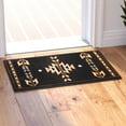 thumbnail image 1 of BizChair Southwest Native, Area Rug, Brown Black Beige Ivory (2 Feet X 3 Feet 4 Inch Mat), 1 of 7