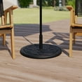 thumbnail image 1 of BizChair Universal Bronze Cement Patio Umbrella Base with Weatherproof Plastic Polymer Coating - 19.25" Diameter, 1 of 13