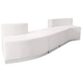 thumbnail image 1 of BizChair White LeatherSoft Reception Configuration, 4 Pieces, 1 of 8