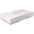 thumbnail image 1 of BizChair White LeatherSoft Reception Configuration, 6 Pieces, 1 of 9