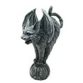 thumbnail image 1 of Bizarre Gothic Eureka Bat Winged Cat Gargoyle Figurine Sculpture Stoic Guardian Castle Top Stone Creature, 1 of 4