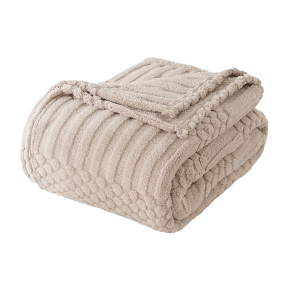 Bizhua Blanket Luxurious Brown Caramel Sofa Nap Blanket – Soft Fleece Throw for Comfortable Rest and Warmth During Work Enhancing Productivity and Well with Stylish Design, A Blanket