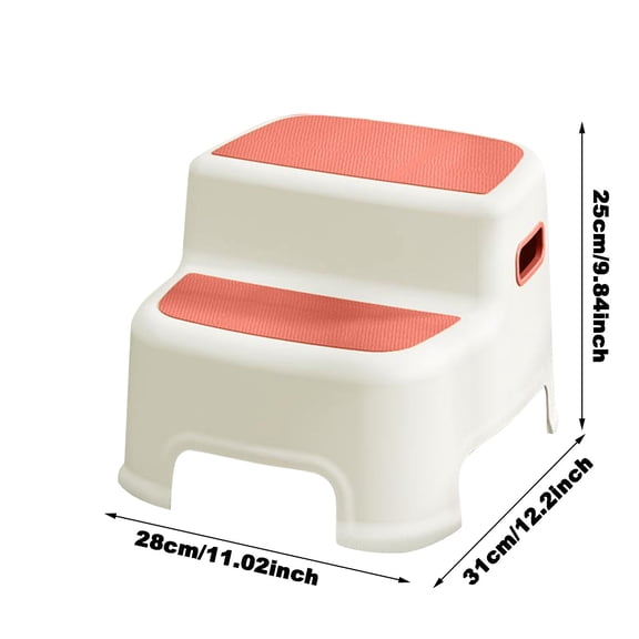 Bizhua Children'S Footstool Baby Stepping Chair Stool Small Stool Hand Washing Steps Children'S Stool Non-Slip Footstool Standing Stool Achildren'S Footstool Baby Stepping Foot Chair Stool