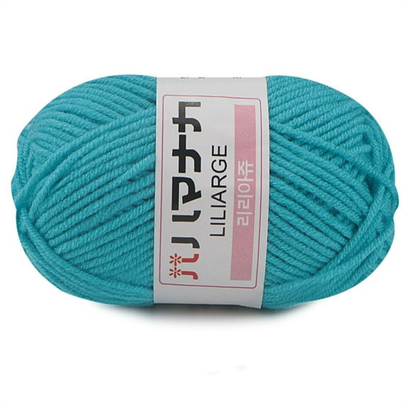 Bizhua Diy Knitting Diy1Pc Chunky Colorful Hand Knitting Milk Cotton Knitting Crochet Blended Cotton, 1X Milk Cotton Wool Thread