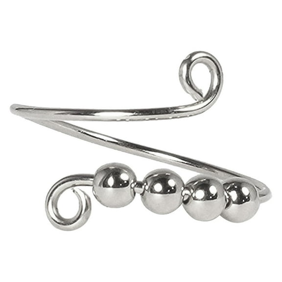 Bizhua Diy Knitting Diyknitting Loop Ring Adjustable Ring for Diy Crafts Crochet Open Finger Loop Rings, 1X Knitting Tool