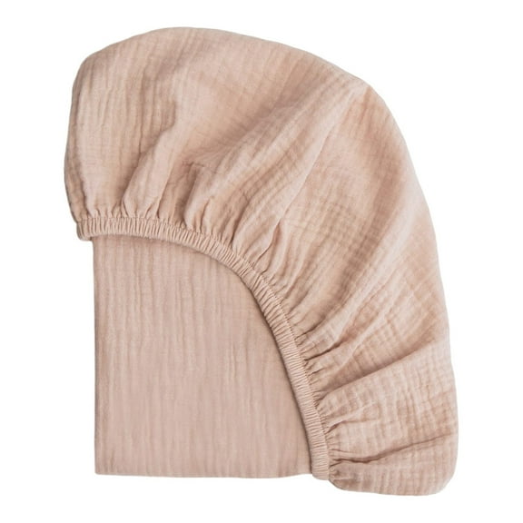 Bizhua Four-Piece Setgirl Boy Use Plain Weave Sheets Cotton Sheets Standard and Toddler Matt Compatible 52" X 28" 2 Pack Soft Breathable Mattress Sheets Beige and Bo, 1X Baby Bed Sheet