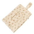 thumbnail image 1 of Bizhua Home Textile Storage Baby Wipe Holder Portable Wipe Dispenser Strollers Storage Bag Container Double Layer Travel Carry Case, A Tissue Storage Bag, 1 of 4