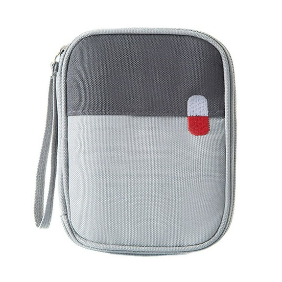 Bizhua Home Textile Storage Travel Mini Pouch Portable Mini Kit Storage Bag Empty Pouch for Outdoor Camping Hiking Travel Emergency Small Pouch, 1X Travel Mini First Aid Kit