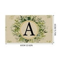 thumbnail image 1 of Bizhua Letter Floor Mat Da1Pcs Summer Floor Mats Letter Family Last Name Initial Doormat Summer Doormat Holiday Mats Welcome Door Mats, 1 of 4