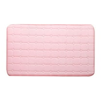 Bizhua Memory Foam Outdoor Indoor Outdoor Bathroom Kitchen Carpet Floor Mat Plaid 60X40Cm Pinkcarpet Welcome Decor Day Room Living Doormats Carpet Home Carpets Bathroom Products Memory Foam
