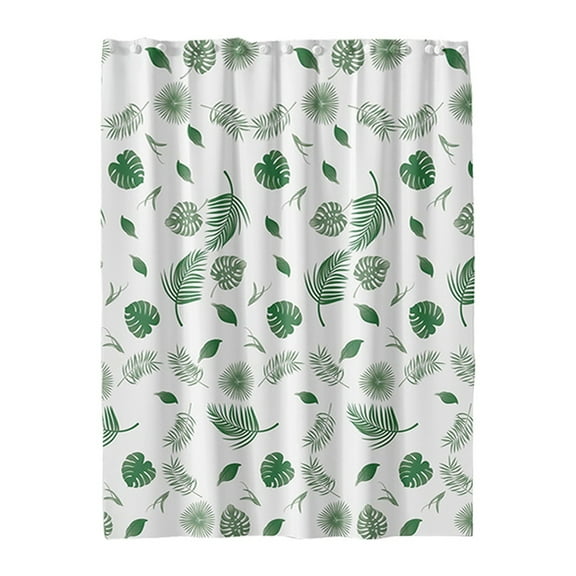 Bizhua Shower Curtain Green K 80X180Fabric Shower Curtain Or Polyester Soft Cloth & Hotel Quality Machine Washable White Shower Curtain Liner for Bath Tub