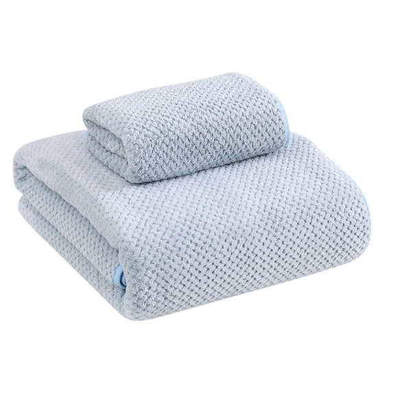 Bizhua Towel Toalla De Baño De Terciopelo Coral A Cuadros De Piña Toalla De Baño De Algodón, 1 Towel