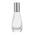 thumbnail image 1 of Bizhua Travel Portioning Bottle P 17Ml Flat Square Silver Capessential Oils Roller Ball Glass Perfume Bottles Traveler Refillable Container, 1 of 1