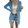 Biziza 2025 Halloween Trick or Treat Oversized Knit Cardigans for Women
