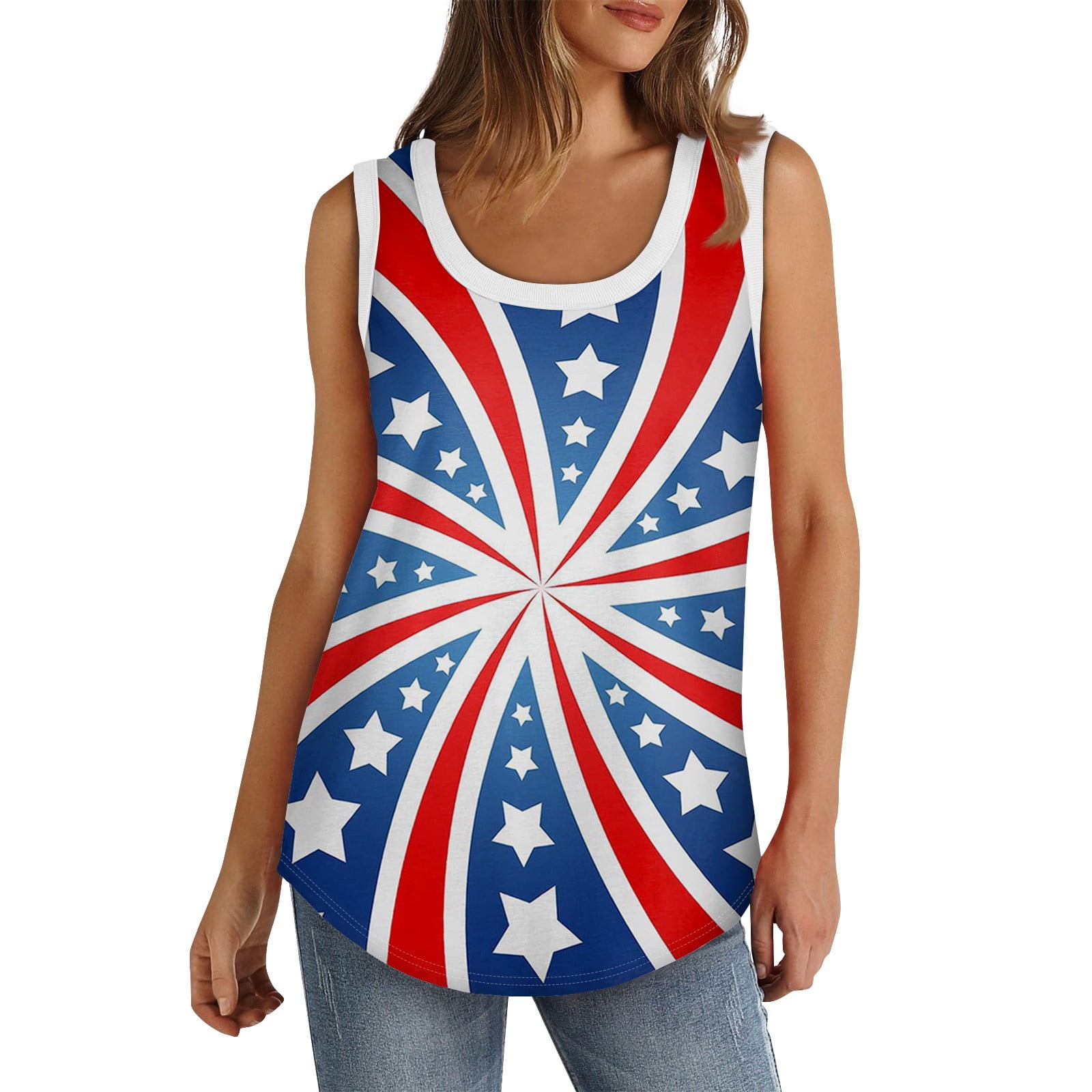 4th of july sleeveless shirts