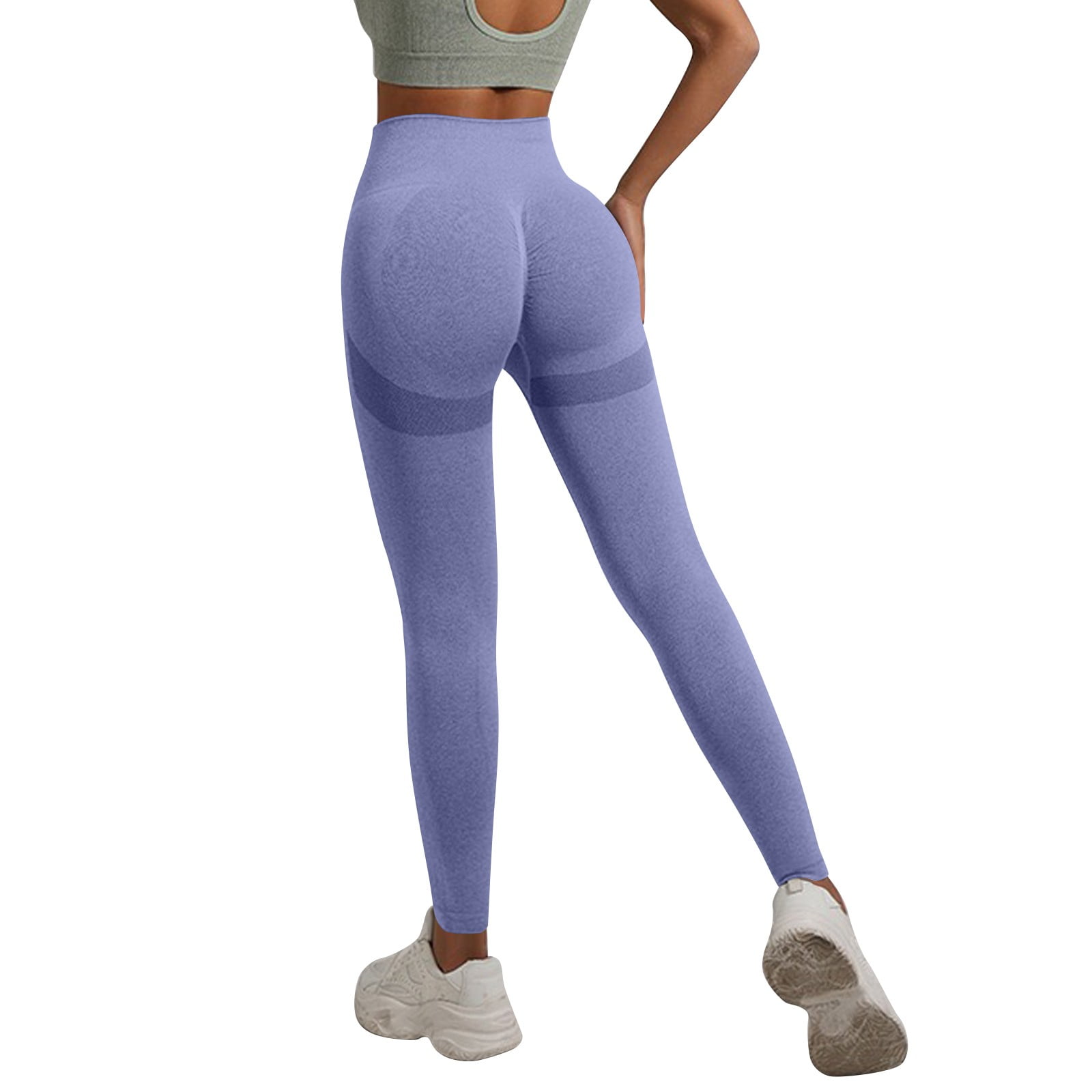 Biziza Basic Yoga Pants for Women Skinny 2025 Yoga Workout High Waisted Yoga Leggings Gym Solid ...