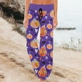 Biziza Halloween Pajama Pants for Women I'm Fine Bloody Loose Fit