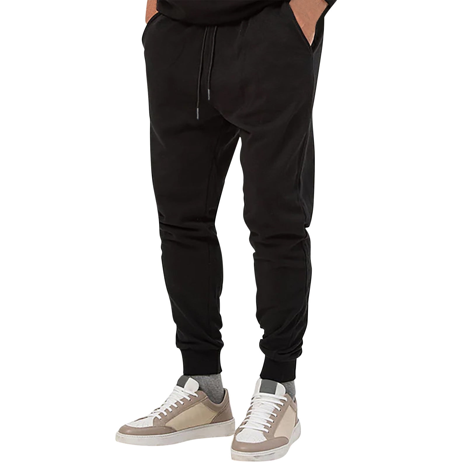 Biziza Men's Plus Size Hiking Cargo Pants Lightweight Athletic Workout ...