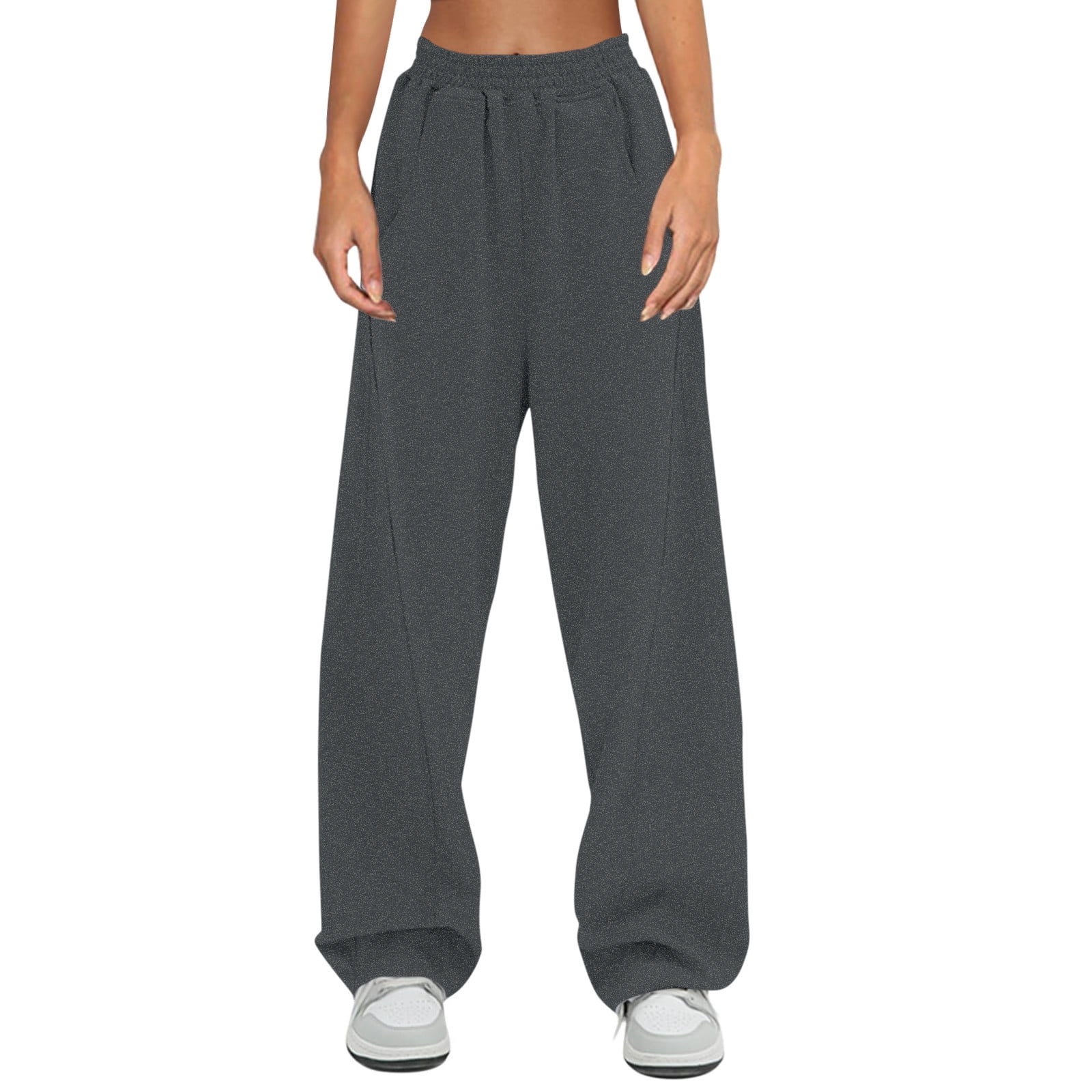 Biziza Sweatpants Women HighWaisted Sweatpants Women Baggy Plus Size Womens Straight Leg Sweat