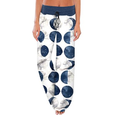 Followme Women's Ultra Soft Stretch Jersey Pajama Pants | 95% Rayon 5% Spandex | Elastic Waist With Drawstring