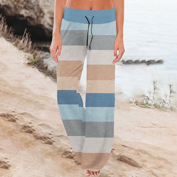 Biziza Women's Pajama Pants Soft Solid Stretch Jersey Pajama Pants for Women Classic Fit or Jogger Pants Sleepwear Pants S-5XL