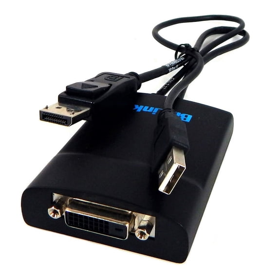 Bizlink DisplayPort to DVI Adapter BZL-KS10064 DVI-to-DP-USB Cable Bulk ...