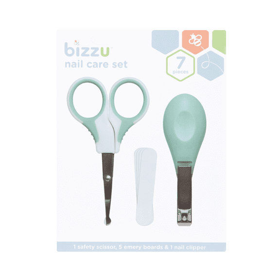 Bizzu Baby Nail Care Set for Infants with Safety Material