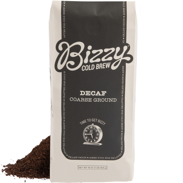Bizzy Cold Brew Coffee Decaf Blend Coarse Ground Coffee Specialty