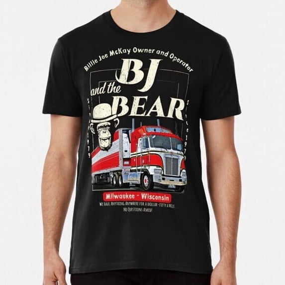 Bj And The Bear Trucking Company Size S to 5XL Made in the USA T-Shirt