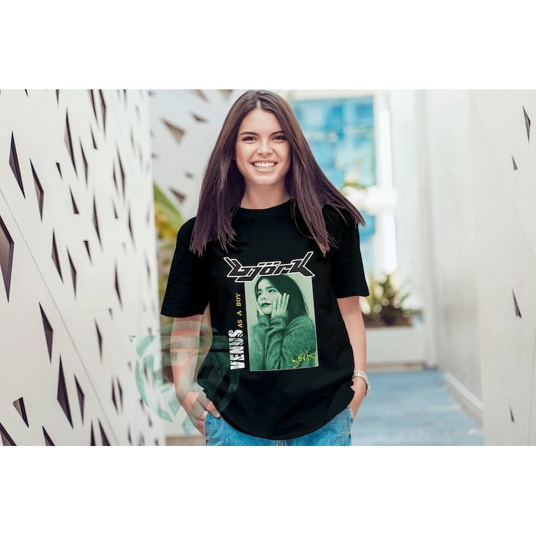 Björk Singer Vintage Inspired T Shirt 90s Bootleg Rap Tee 