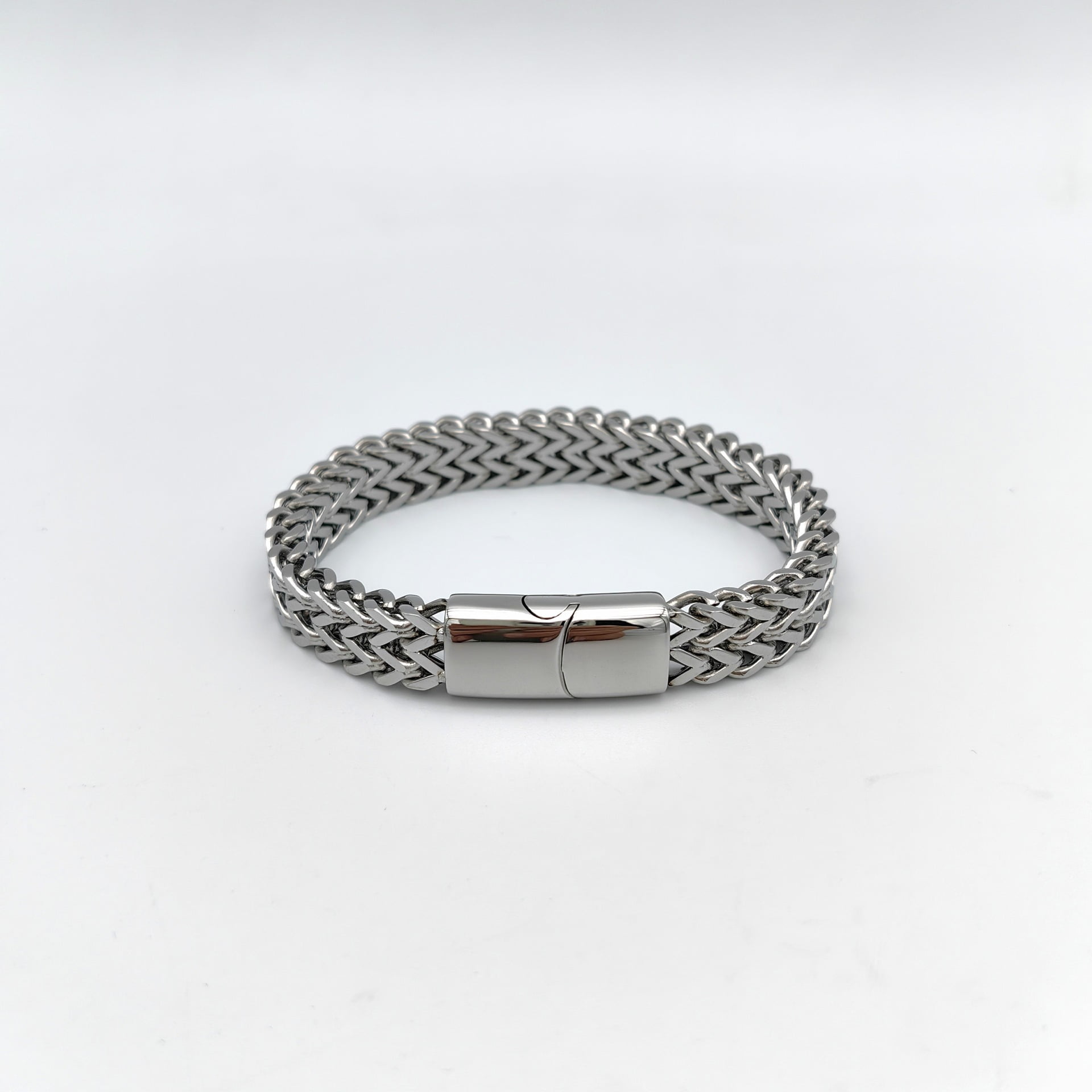 Bjfhfdr Popular Positive And Negative Chain Titanium Steel Bracelet Hip ...