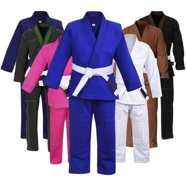 DXM SPORTS Brazilian Jiu Jitsu BJJ Gi Kimono for Adults - A1, Black ...