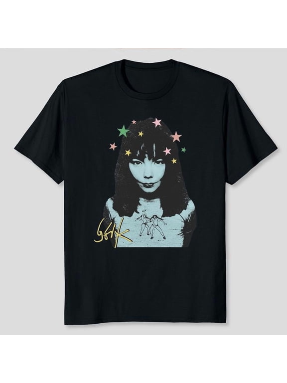 Bjork Shirt, Vintage Unisex Bjork Logo Tee, Vintage 90s Bjork Rare T Shirt Men's And Women's Graphic Tee 100% Cotton by TBun, Full Sizes S-5XL