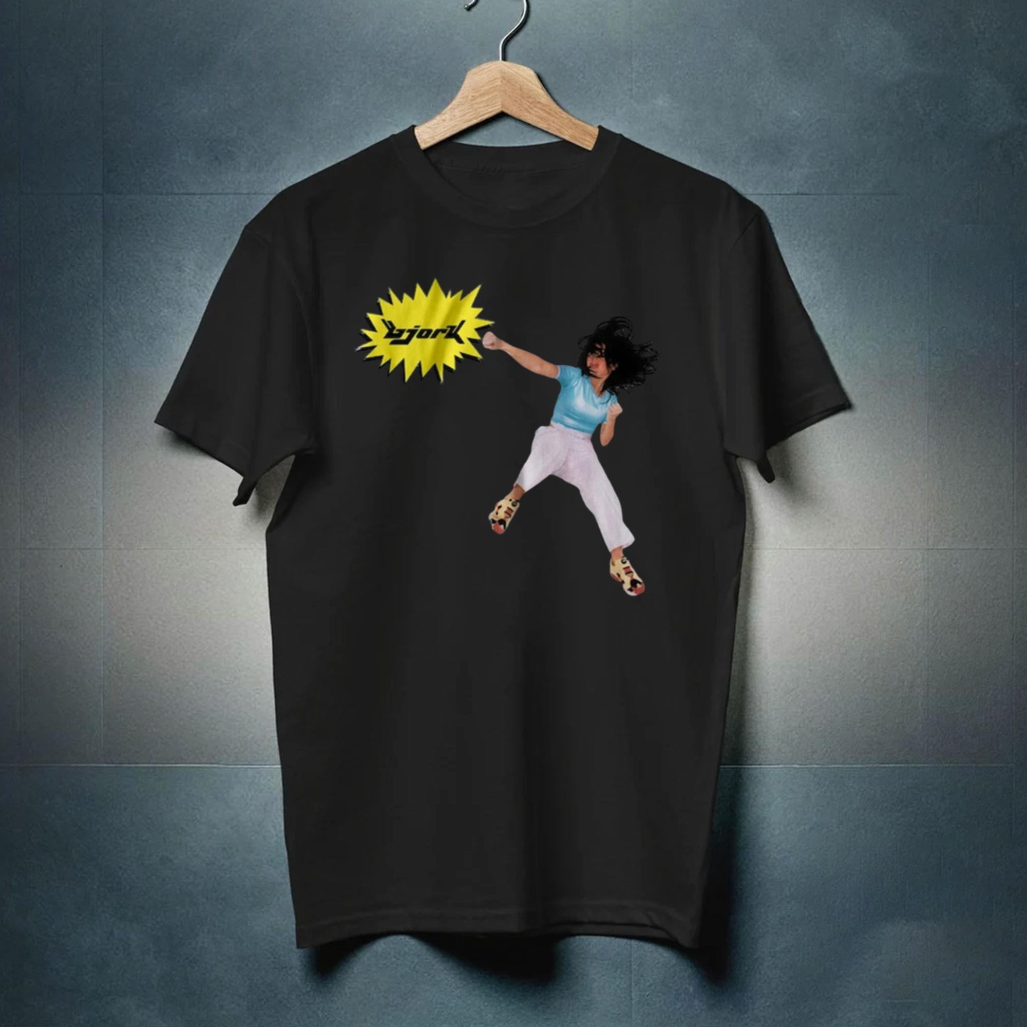 Bjork inspired Reebok Instapump fury Punch of Bjork Vintage shirt 90s retro Unisex T shirt 7 COLOR OPTIONS NEW INSTOCK