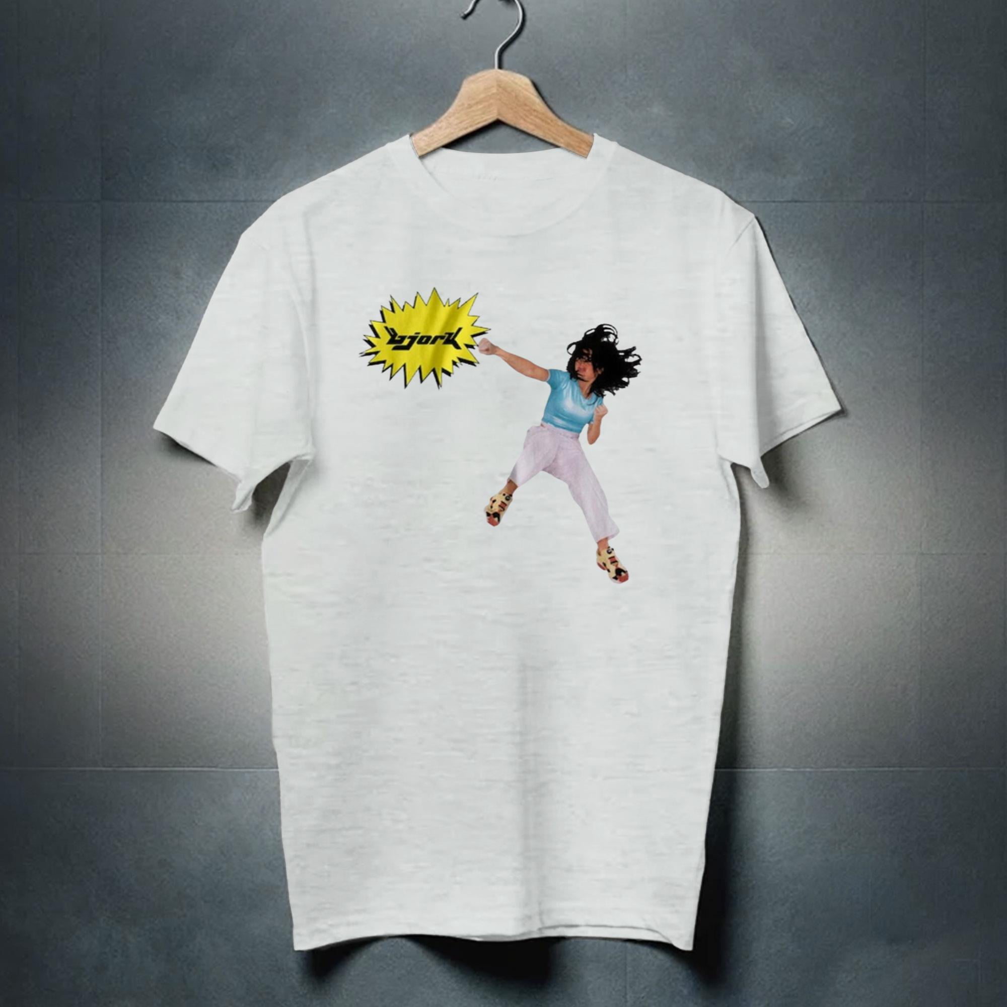 Bjork inspired Reebok Instapump fury Punch of Bjork Vintage shirt 90s retro Unisex T shirt 7 COLOR OPTIONS NEW INSTOCK
