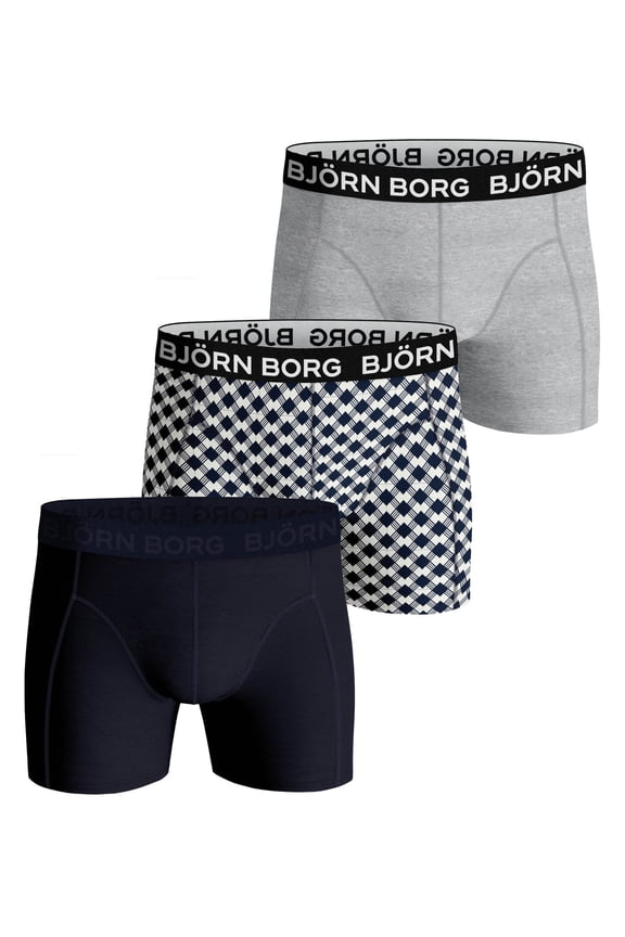 Men's Boxer Shorts 3 Pack ~ Essential black2