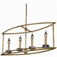 thumbnail image 1 of Bjorn Golden Iron Royal Cut Clear Pendant Lamp&#44; 65 x 10 x 32 in., 1 of 1
