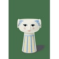 thumbnail image 1 of Bjorn Wiinblad Eva Vase Porcelain Figure for Flowers, Centerpiece, Napkins and all, 1 of 7