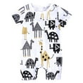 thumbnail image 1 of Bjutir Baby Toddler Bodysuit Kids Clothes Boys Print Cartoon Summer Jumpsuit Romper Outfit Boys Romper&Jumpsuit Grey 6-9 Months, 1 of 4