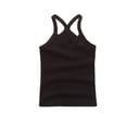 thumbnail image 1 of Bjutir Baby Toddler Girls Tops Kids Dance Tank Top Racerback Crop Tank Top Soild Sleeveless Sports Dance Top Ballet Gymnastics Dancewear For 18-24 Months, 1 of 3