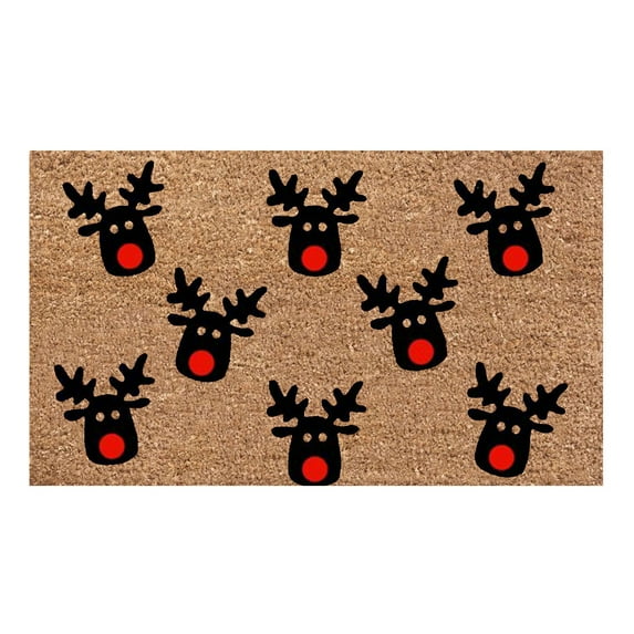 Bjutir Christmas Print Doormat Decoration 1Pc Christmas Doormat Holiday Doormat Christmas Indoor Outdoor Welcome Mat Floor Mat Home Decor Merry Christmas Doormat Winter Snowman Non Floor Mat