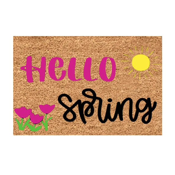 Bjutir Easter Doormat For Spring Carpet Funny Cute Doormat Door Mat Welcome Friends Doormat Funny Doormat New Home Door Mat For Easter Bunny Festival Hello Spring
