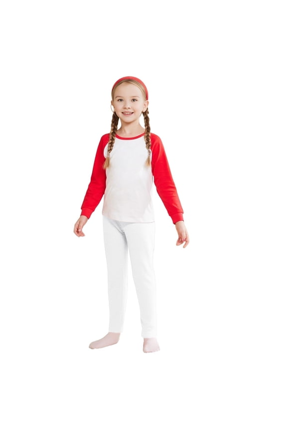 Girl Pants Spring Autumn Solid Color Woolen Warm Kids Trousers,White,18-24 Months