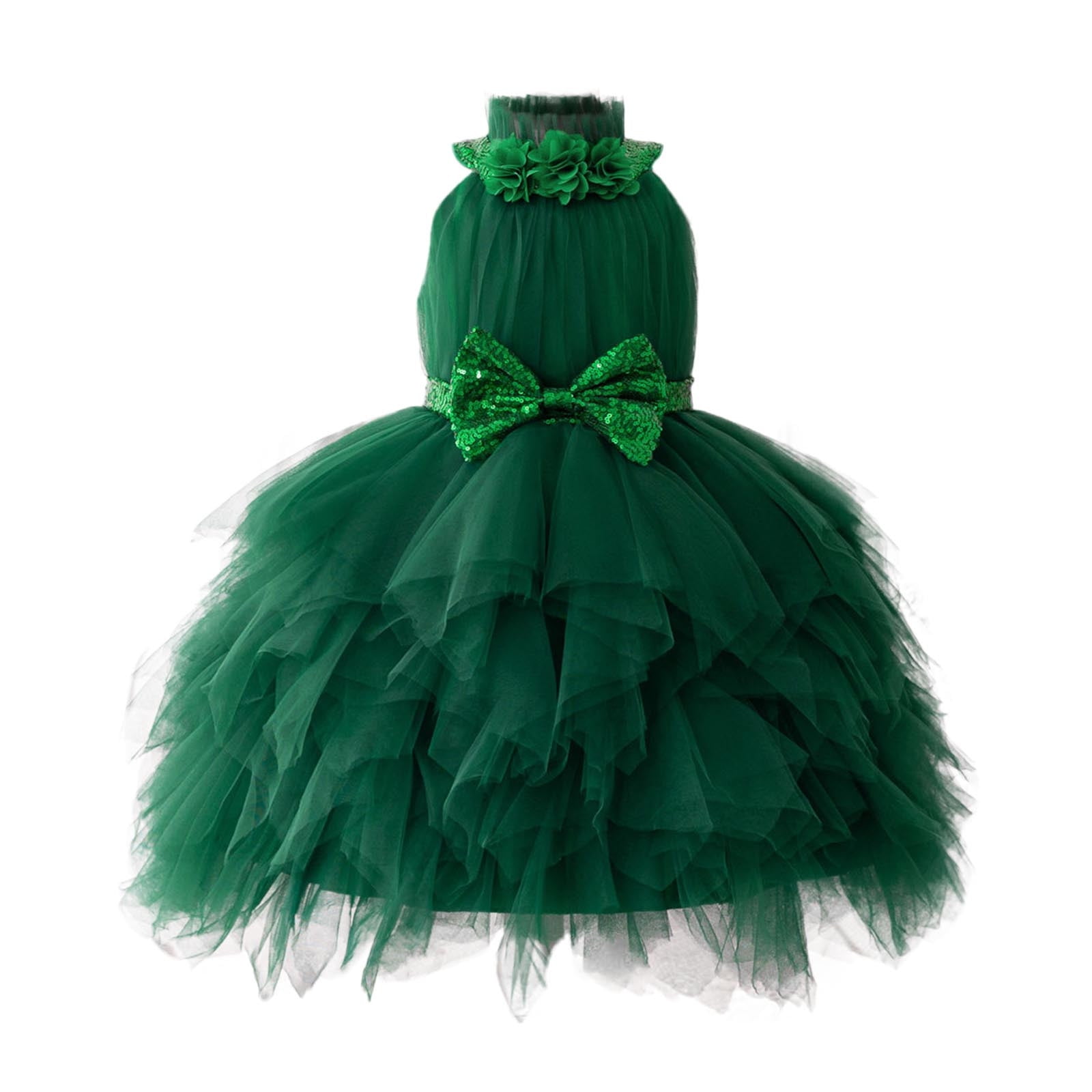 forest green fit and flare dress Clarisse 8021 Forest Green Prom Dress