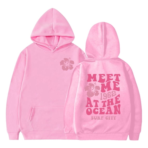 Bjutir Girls Hoodie Sweatshirts Long Sleeve Soft Graphic Print Pullover Tops Kids Cute Fall Winter Clothes For Girls Pink Size 2-3 Years