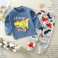 thumbnail image 1 of Bjutir Kids Infant Newborn Baby Girls Long Sleeve Cartoon Tops Pants Sleepwear Pajamas Outfits Set 2Pcs, 1 of 3