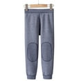 thumbnail image 1 of Bjutir Kids Toddler Boys Girls Pants Soft Warm Midweight Thermal Thickern Base Layer Pants Solid Elastic Waistband Leggings For 4T, 1 of 6
