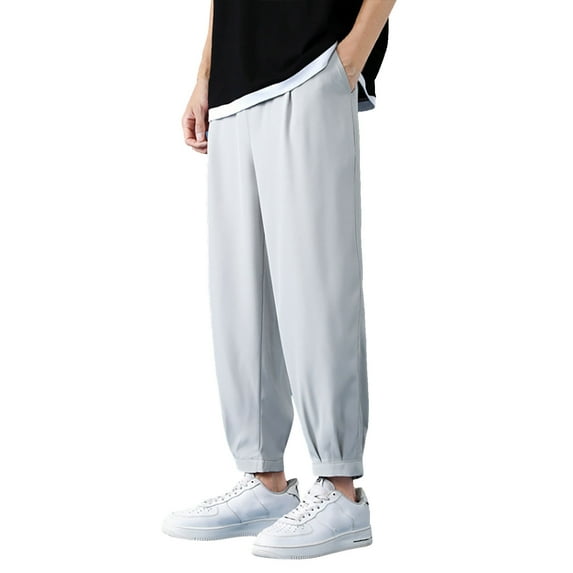 Bjutir Men'S Pants Men Straight Casual Pants Summer Casual Pants Men Breathable Pants